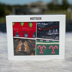 🎉HP🎉NWT 4 Pair Holiday Hot Sox